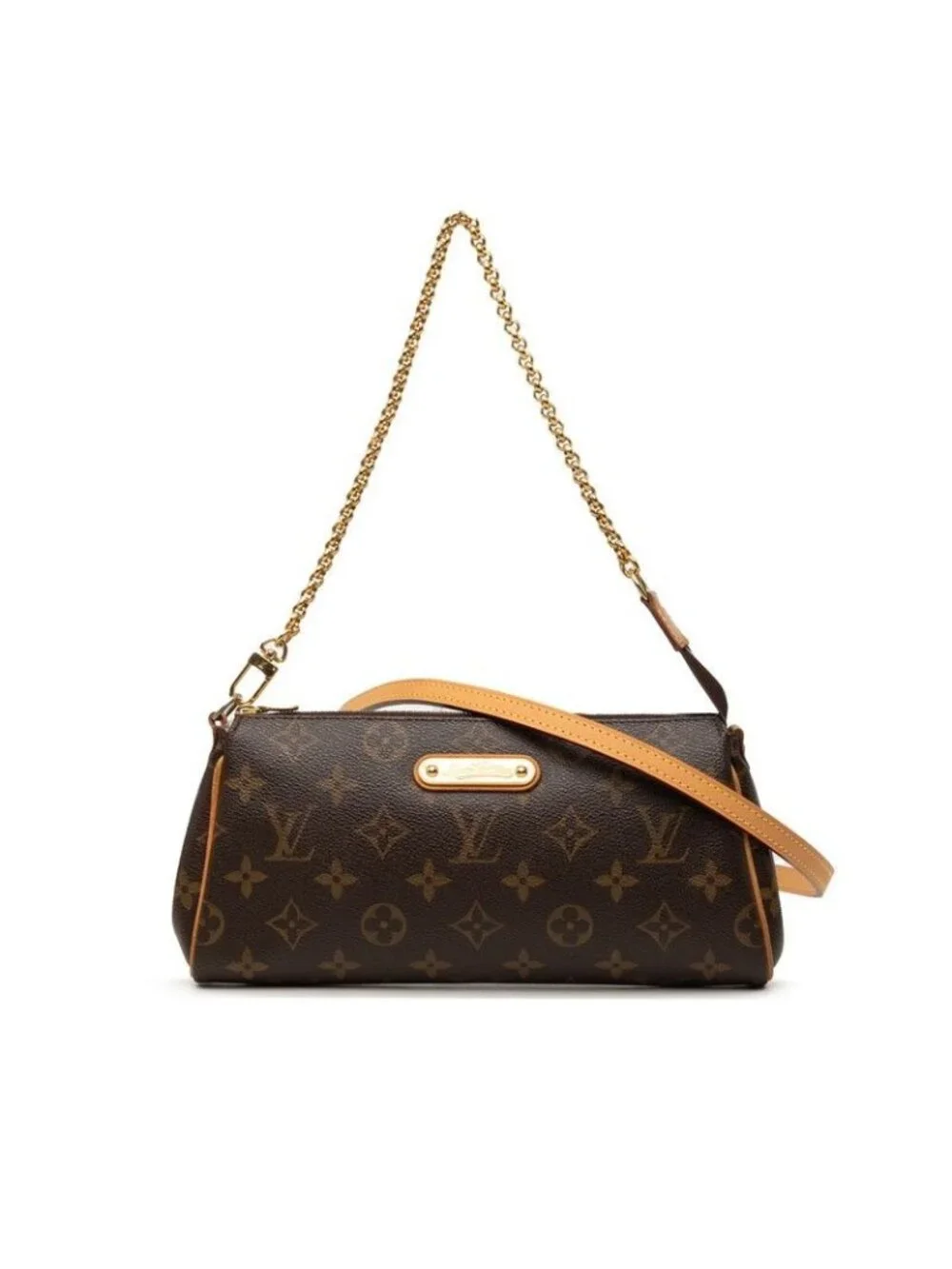 Louis Vuitton Monogram 2-Way Shoulder Bag Crossbody Brown Leather